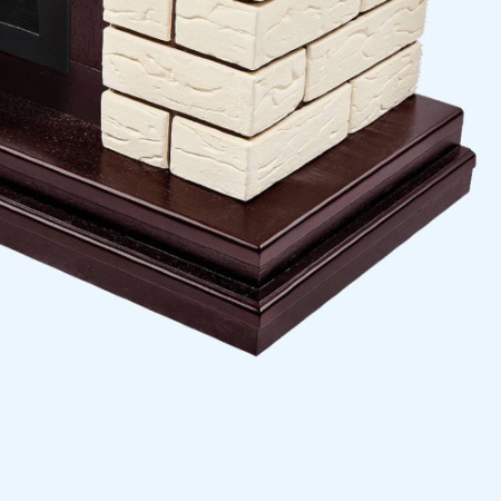 Bricks 30 камень бежевый шпон темный дуб (1202851) Firelight Портал